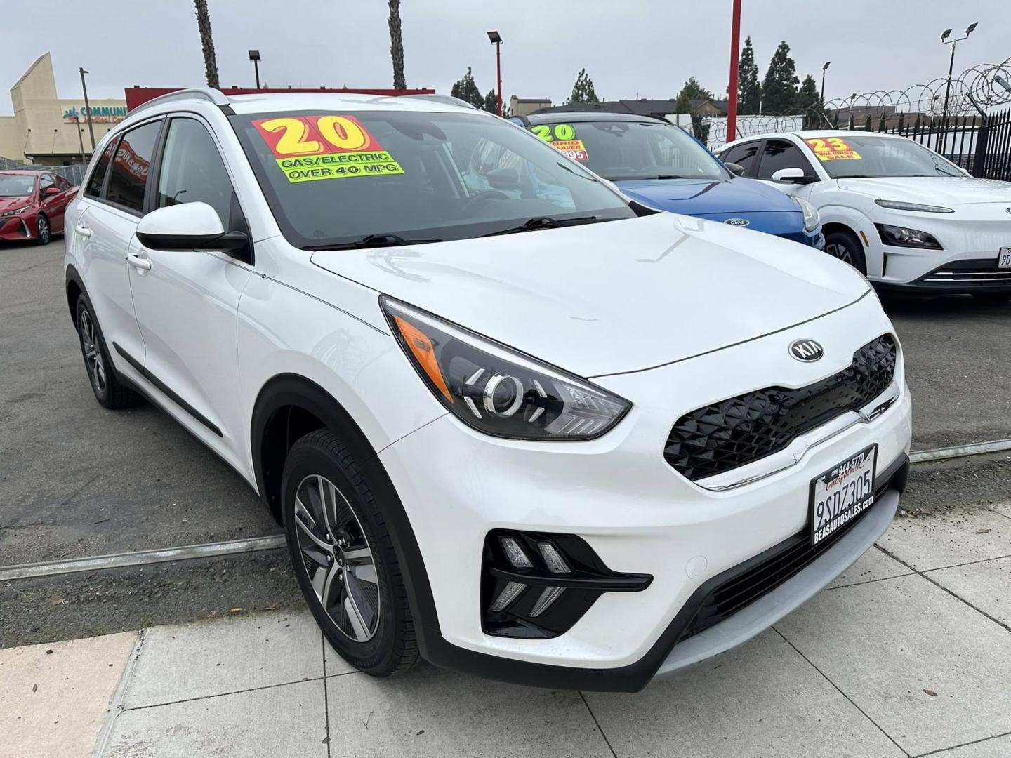 2020 Kia Niro Plug In Hybrid LXS (KNDCM3LD7L5) , 6A transmission, located at 744 E Miner Ave, Stockton, CA, 95202, (209) 944-5770, 37.956863, -121.282082 - Photo#0