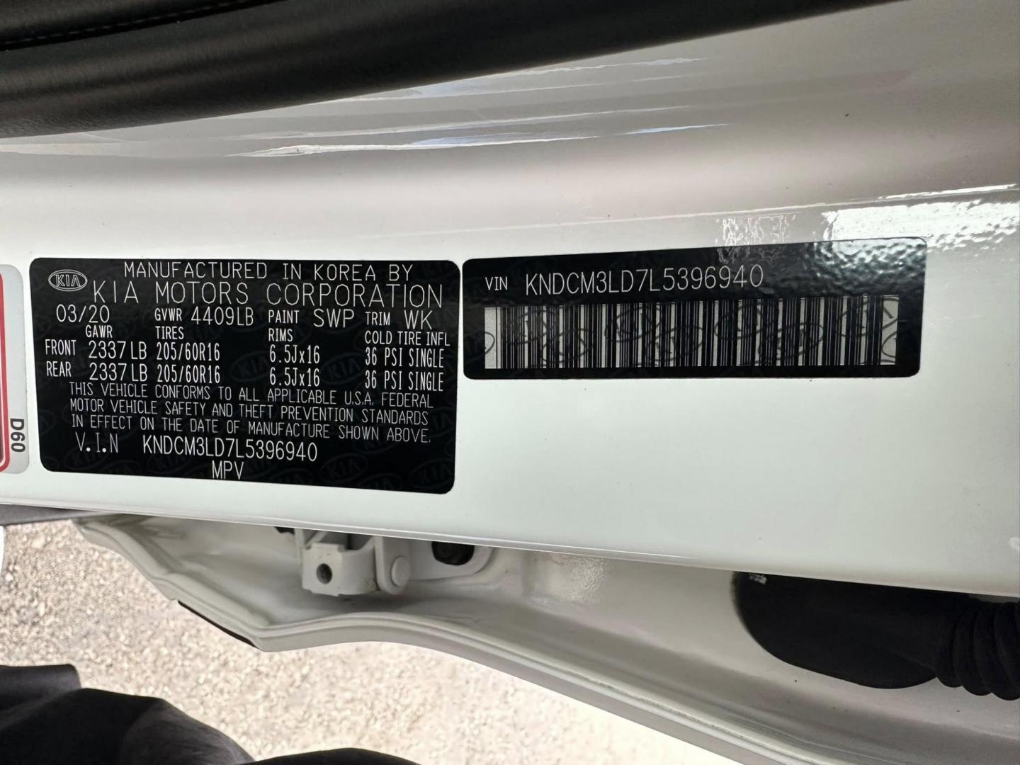 2020 Kia Niro Plug In Hybrid LXS (KNDCM3LD7L5) , 6A transmission, located at 744 E Miner Ave, Stockton, CA, 95202, (209) 944-5770, 37.956863, -121.282082 - Photo#14