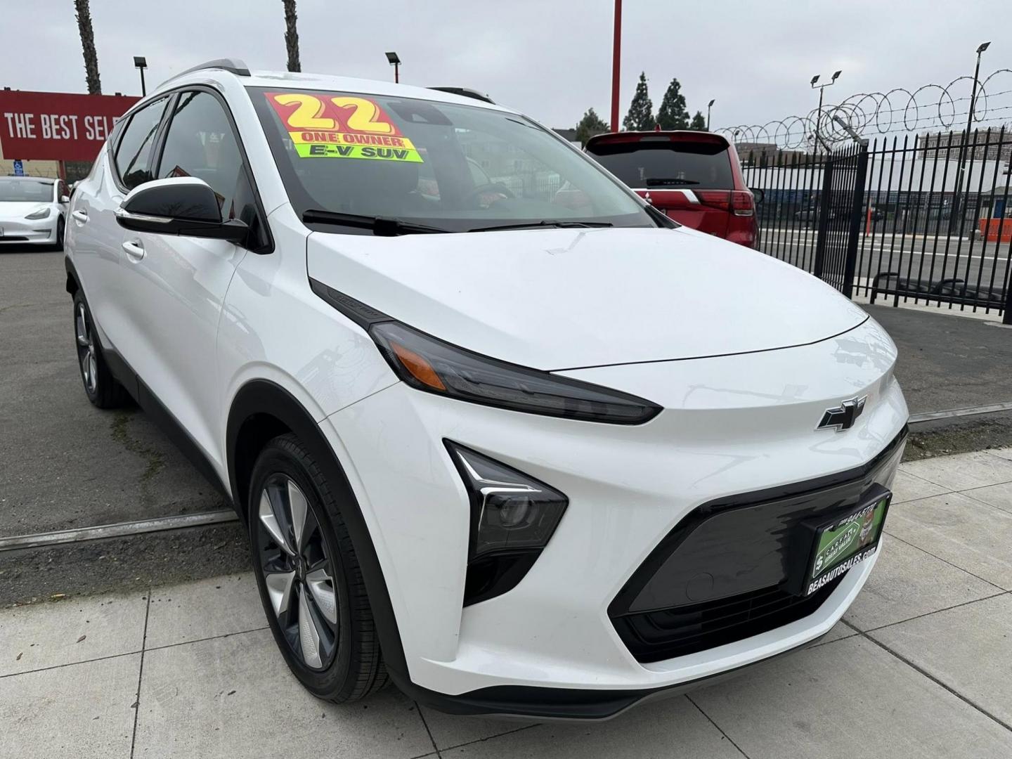 2022 Chevrolet Bolt EV 1LT (1G1FY6S06N4) with an ELECTRIC engine, 1A transmission, located at 744 E Miner Ave, Stockton, CA, 95202, (209) 944-5770, 37.956863, -121.282082 - Photo#0