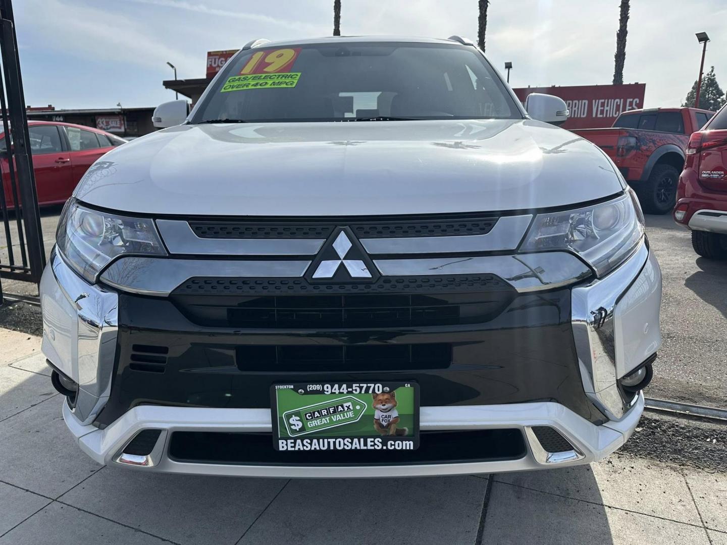 2019 Mitsubishi Outlander PHEV GT (JA4J24A50KZ) with an 2.0L L4 DOHC 16V HYBRID engine, 1A transmission, located at 744 E Miner Ave, Stockton, CA, 95202, (209) 944-5770, 37.956863, -121.282082 - Photo#2