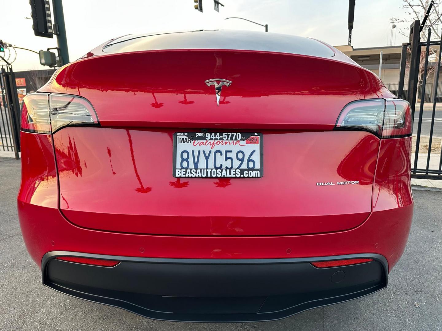 2021 Tesla Model Y Long Range (5YJYGDEEXMF) with an ELECTRIC engine, 1A transmission, located at 744 E Miner Ave, Stockton, CA, 95202, (209) 944-5770, 37.956863, -121.282082 - Photo#6