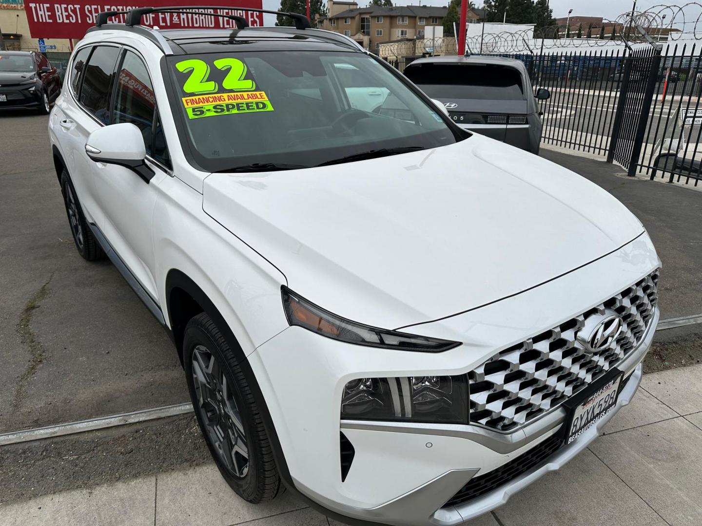 2022 Hyundai Santa Fe Plug-In Hybrid Limited (KM8S7DA20NU) with an 1.6L L4 DOHC 16V HYBRID engine, 6A transmission, located at 744 E Miner Ave, Stockton, CA, 95202, (209) 944-5770, 37.956863, -121.282082 - Photo#1