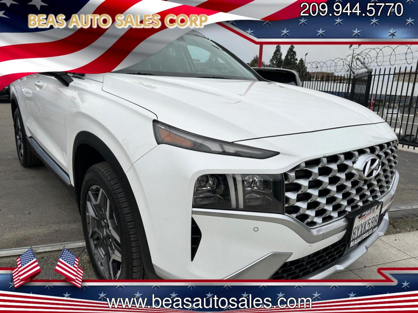 2022 Hyundai Santa Fe Plug-In Hybrid Limited (KM8S7DA20NU) with an 1.6L L4 DOHC 16V HYBRID engine, 6A transmission, located at 744 E Miner Ave, Stockton, CA, 95202, (209) 944-5770, 37.956863, -121.282082- Photo#0
