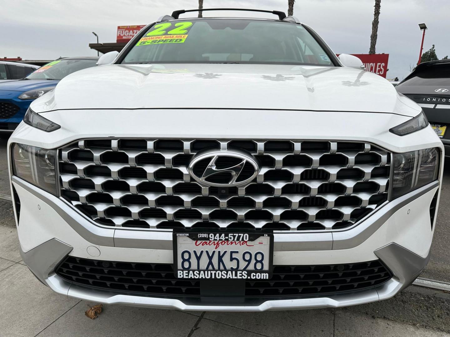 2022 Hyundai Santa Fe Plug-In Hybrid Limited (KM8S7DA20NU) with an 1.6L L4 DOHC 16V HYBRID engine, 6A transmission, located at 744 E Miner Ave, Stockton, CA, 95202, (209) 944-5770, 37.956863, -121.282082 - Photo#2