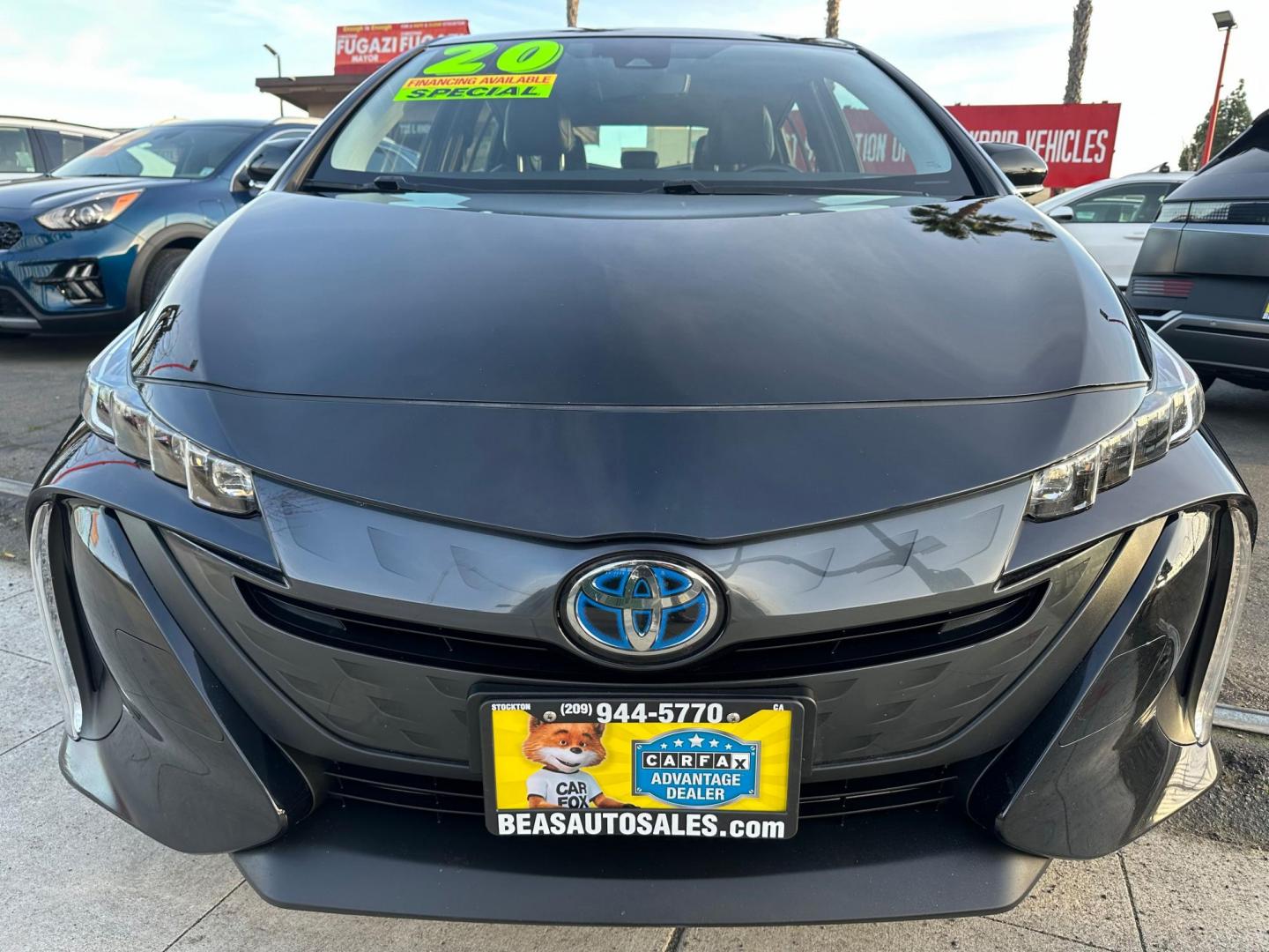 2020 Toyota Prius Prime XLE (JTDKARFP2L3) with an 1.8L L4 DOHC 16V HYBRID engine, CVT transmission, located at 744 E Miner Ave, Stockton, CA, 95202, (209) 944-5770, 37.956863, -121.282082 - Photo#2