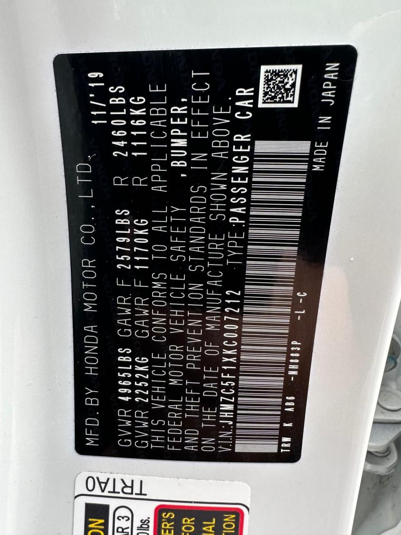 2019 Honda Clarity Plug-In Hybrid (JHMZC5F1XKC) with an 1.5L L4 DOHC 16V HYBRID engine, CVT transmission, located at 744 E Miner Ave, Stockton, CA, 95202, (209) 944-5770, 37.956863, -121.282082 - Photo#14