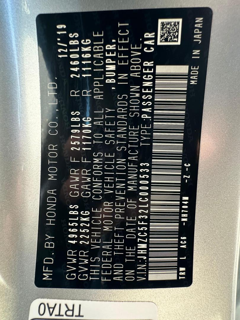 2020 Honda Clarity Touring Plug-In Hybrid (JHMZC5F32LC) with an 1.5L L4 DOHC 16V HYBRID engine, CVT transmission, located at 744 E Miner Ave, Stockton, CA, 95202, (209) 944-5770, 37.956863, -121.282082 - Photo#14