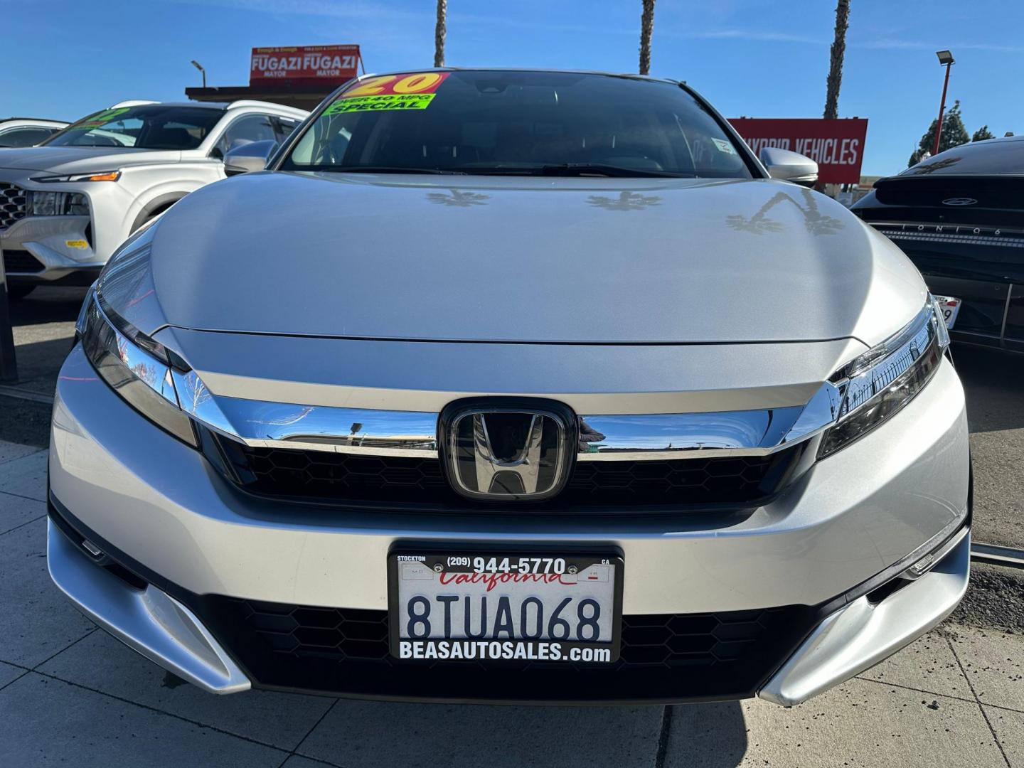 2020 Honda Clarity Touring Plug-In Hybrid (JHMZC5F32LC) with an 1.5L L4 DOHC 16V HYBRID engine, CVT transmission, located at 744 E Miner Ave, Stockton, CA, 95202, (209) 944-5770, 37.956863, -121.282082 - Photo#2