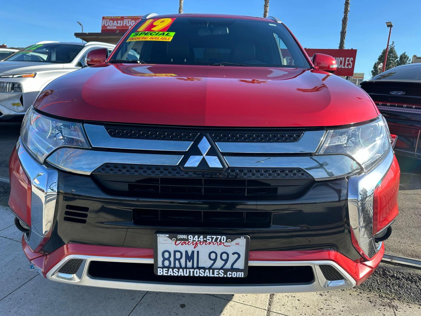 2019 Mitsubishi Outlander PHEV GT (JA4J24A59KZ) with an 2.0L L4 DOHC 16V HYBRID engine, 1A transmission, located at 744 E Miner Ave, Stockton, CA, 95202, (209) 944-5770, 37.956863, -121.282082 - Photo#2