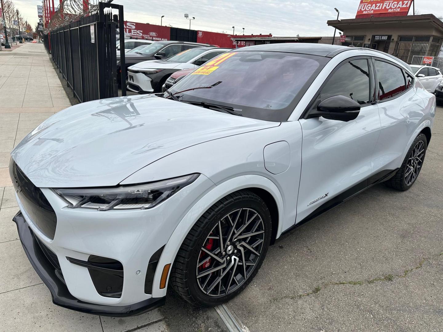 2021 Ford Mustang Mach-E GT (3FMTK4SX7MM) with an ELECTRIC engine, 1A transmission, located at 744 E Miner Ave, Stockton, CA, 95202, (209) 944-5770, 37.956863, -121.282082 - Photo#4