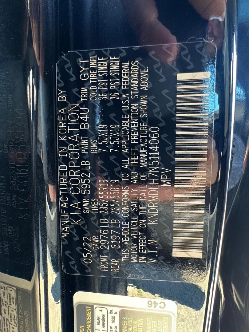 2022 Kia Sorento Plug In Hybrid SX Prestige (KNDRMDLH7N5) with an 1.6L L4 DOHC 16V HYBRID engine, 6A transmission, located at 744 E Miner Ave, Stockton, CA, 95202, (209) 944-5770, 37.956863, -121.282082 - Photo#15