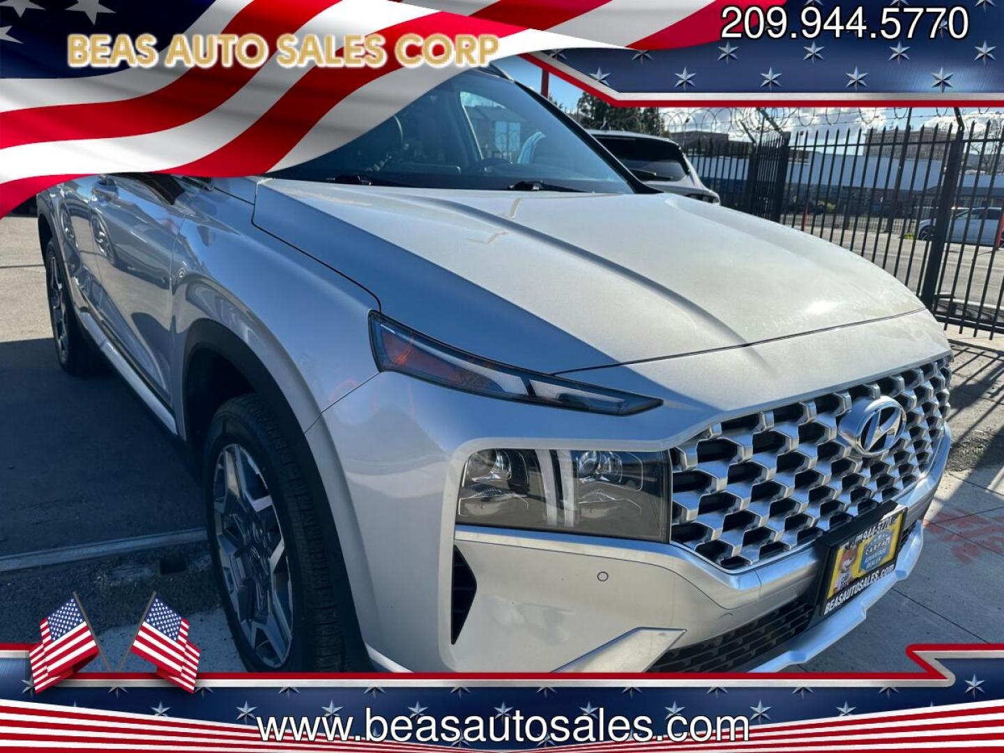 2022 Hyundai Santa Fe Plug-In Hybrid Limited (KM8S7DA20NU) with an 1.6L L4 DOHC 16V HYBRID engine, 6A transmission, located at 744 E Miner Ave, Stockton, CA, 95202, (209) 944-5770, 37.956863, -121.282082 - Photo#0