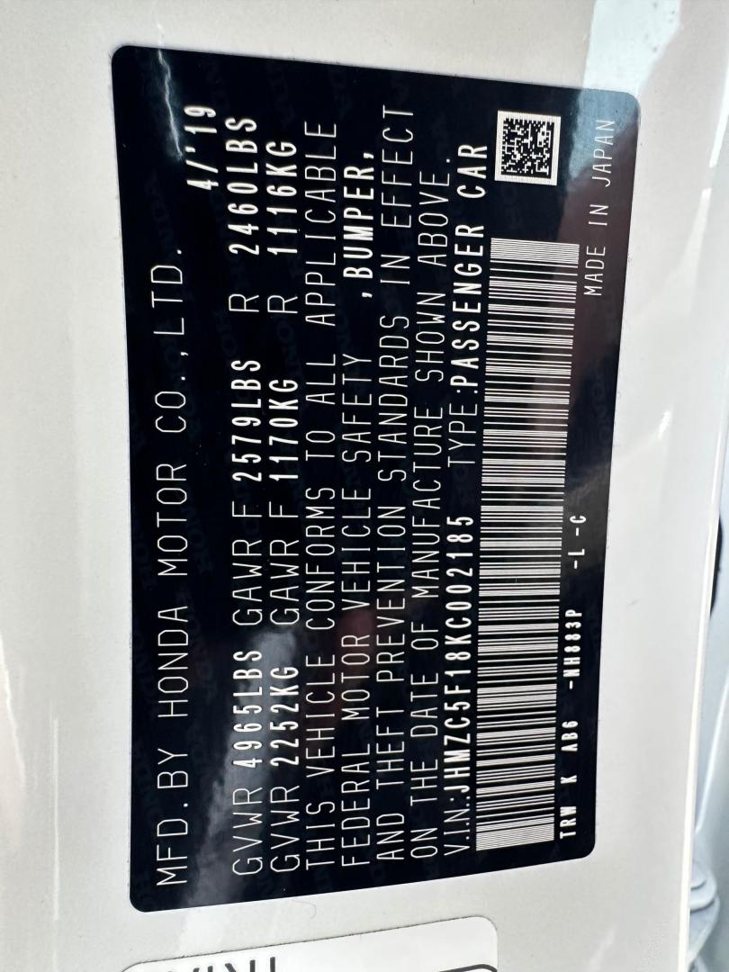 2019 Honda Clarity Plug-In Hybrid (JHMZC5F18KC) with an 1.5L L4 DOHC 16V HYBRID engine, CVT transmission, located at 744 E Miner Ave, Stockton, CA, 95202, (209) 944-5770, 37.956863, -121.282082 - Photo#14