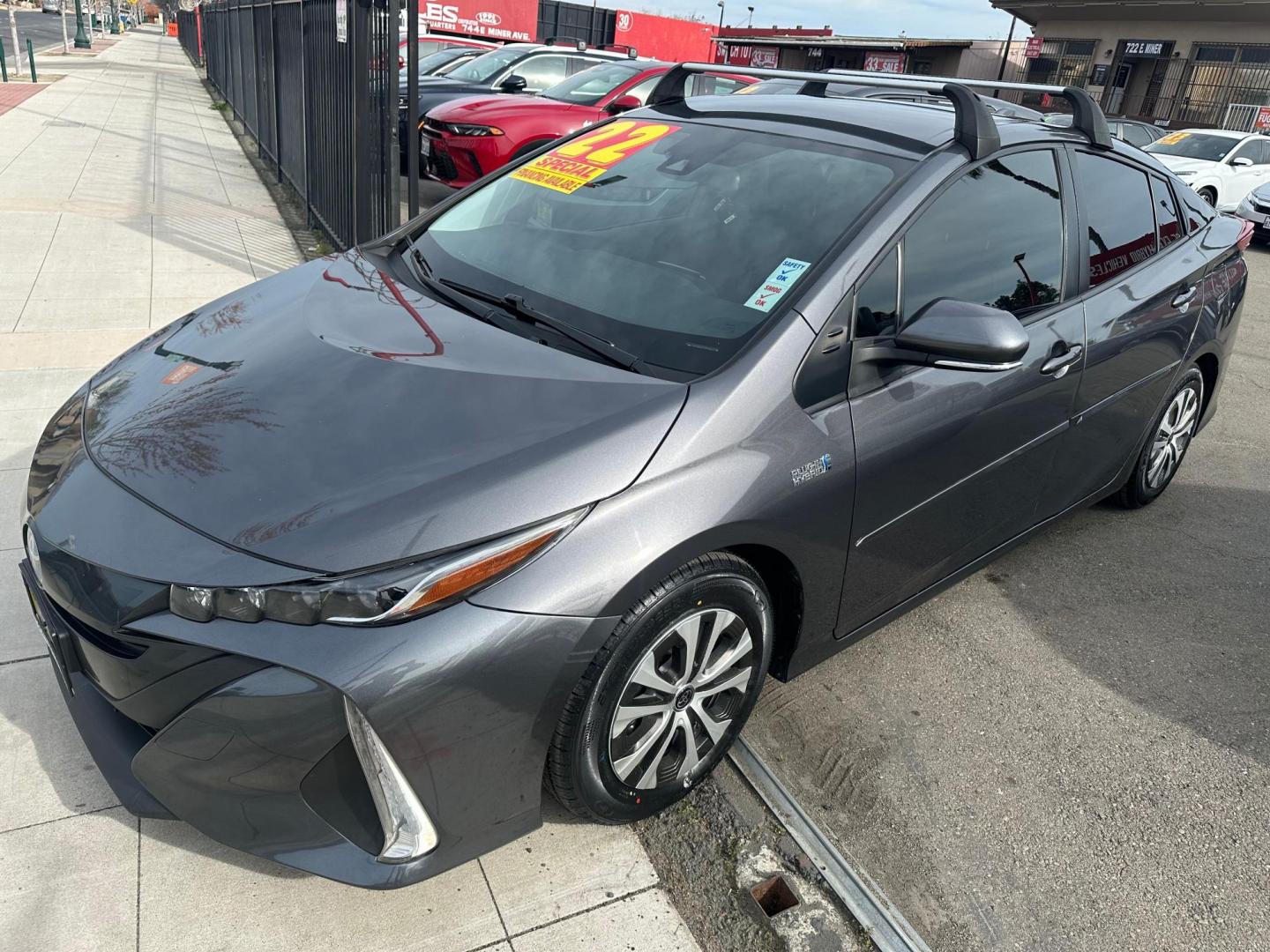 2022 Toyota Prius Prime XLE (JTDKAMFP1N3) with an 1.8L L4 DOHC 16V HYBRID engine, CVT transmission, located at 744 E Miner Ave, Stockton, CA, 95202, (209) 944-5770, 37.956863, -121.282082 - Photo#4