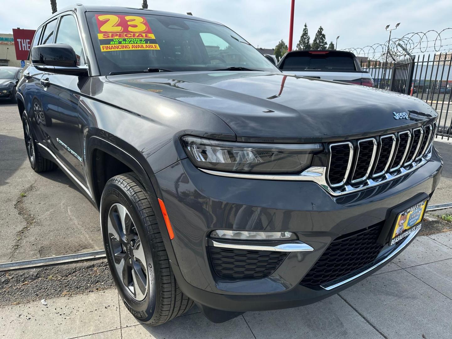 2023 Jeep Grand Cherokee 4xe Limited (1C4RJYB63PC) with an 2.0L L4 DOHC 16V HYBRID engine, 8A transmission, located at 744 E Miner Ave, Stockton, CA, 95202, (209) 944-5770, 37.956863, -121.282082 - Photo#0