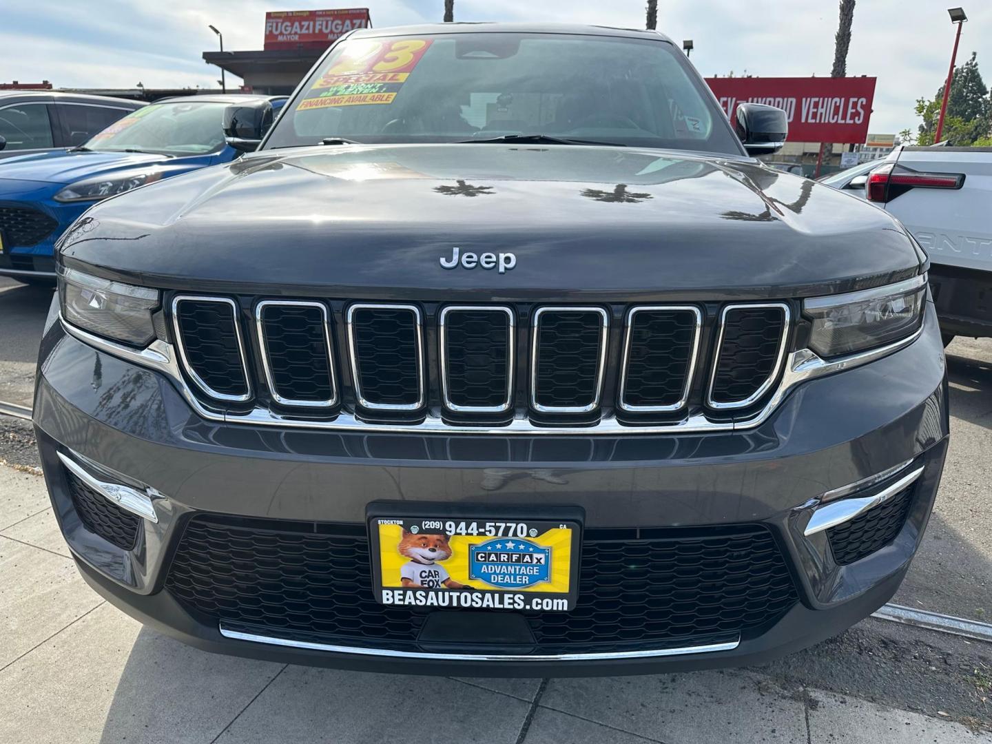 2023 Jeep Grand Cherokee 4xe Limited (1C4RJYB63PC) with an 2.0L L4 DOHC 16V HYBRID engine, 8A transmission, located at 744 E Miner Ave, Stockton, CA, 95202, (209) 944-5770, 37.956863, -121.282082 - Photo#2