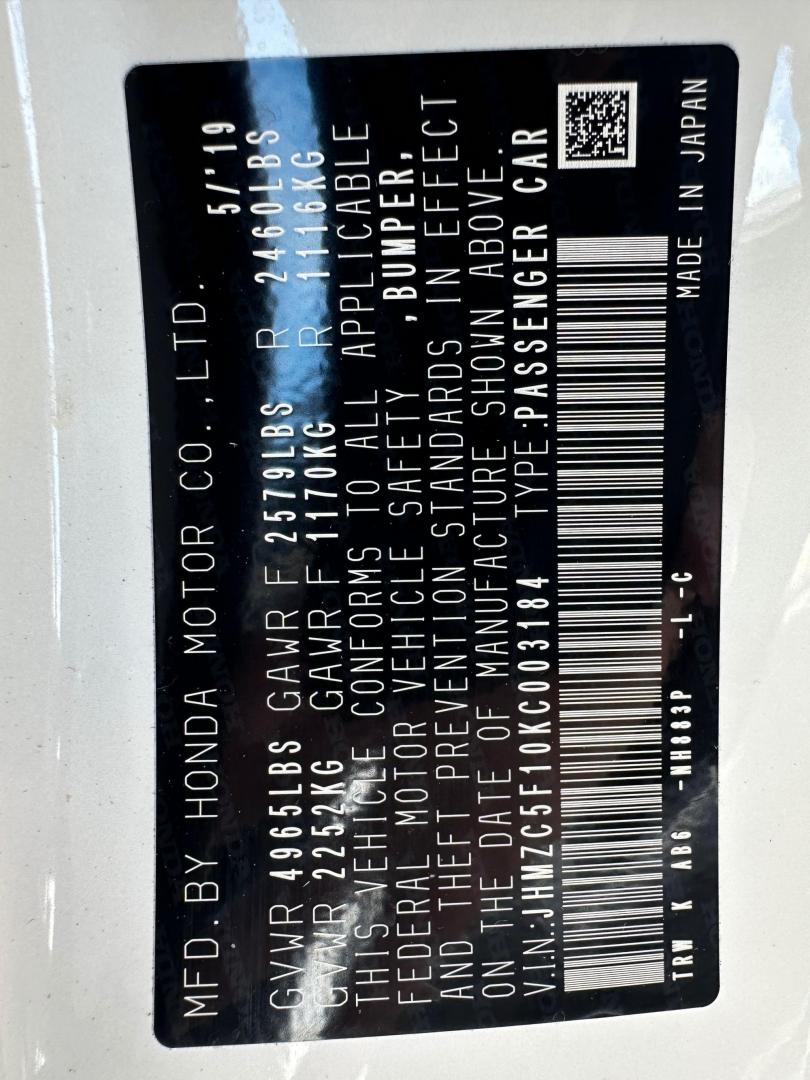 2019 Honda Clarity Plug-In Hybrid (JHMZC5F10KC) with an 1.5L L4 DOHC 16V HYBRID engine, CVT transmission, located at 744 E Miner Ave, Stockton, CA, 95202, (209) 944-5770, 37.956863, -121.282082 - Photo#14