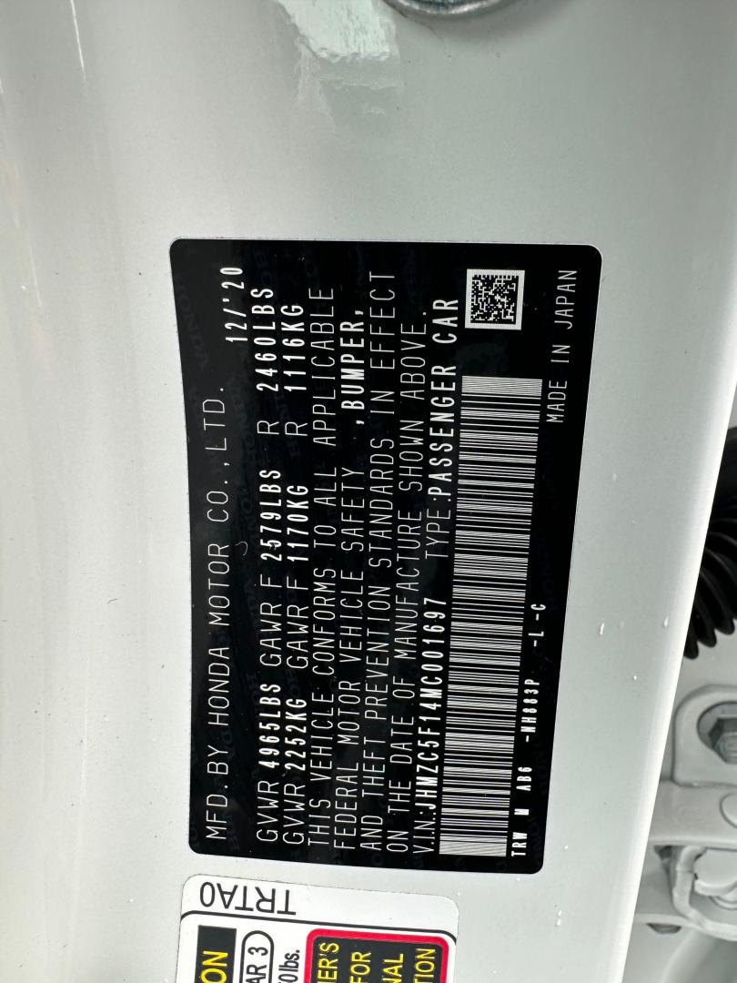 2021 Honda Clarity Plug-In Hybrid (JHMZC5F14MC) with an 1.5L L4 DOHC 16V HYBRID engine, CVT transmission, located at 744 E Miner Ave, Stockton, CA, 95202, (209) 944-5770, 37.956863, -121.282082 - Photo#13