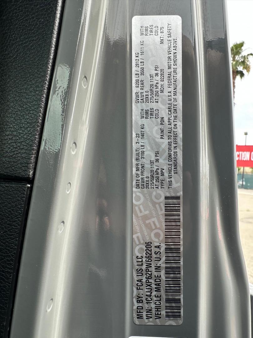2023 Jeep Wrangler Unlimited Sahara 4XE (1C4JJXP62PW) with an 2.0L L4 DOHC 16V HYBRID engine, 8A transmission, located at 744 E Miner Ave, Stockton, CA, 95202, (209) 944-5770, 37.956863, -121.282082 - Photo#13