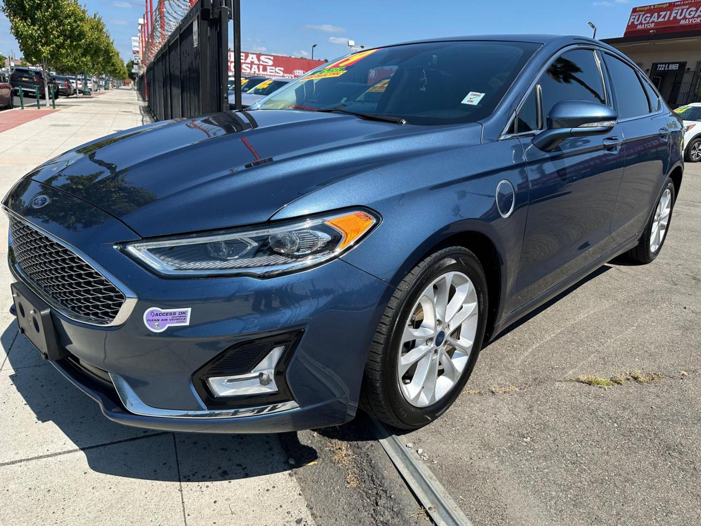 2019 Ford Fusion Energi Titanium (3FA6P0SU3KR) with an 2.0L L4 DOHC 16V HYBRID engine, CVT transmission, located at 744 E Miner Ave, Stockton, CA, 95202, (209) 944-5770, 37.956863, -121.282082 - Photo#3