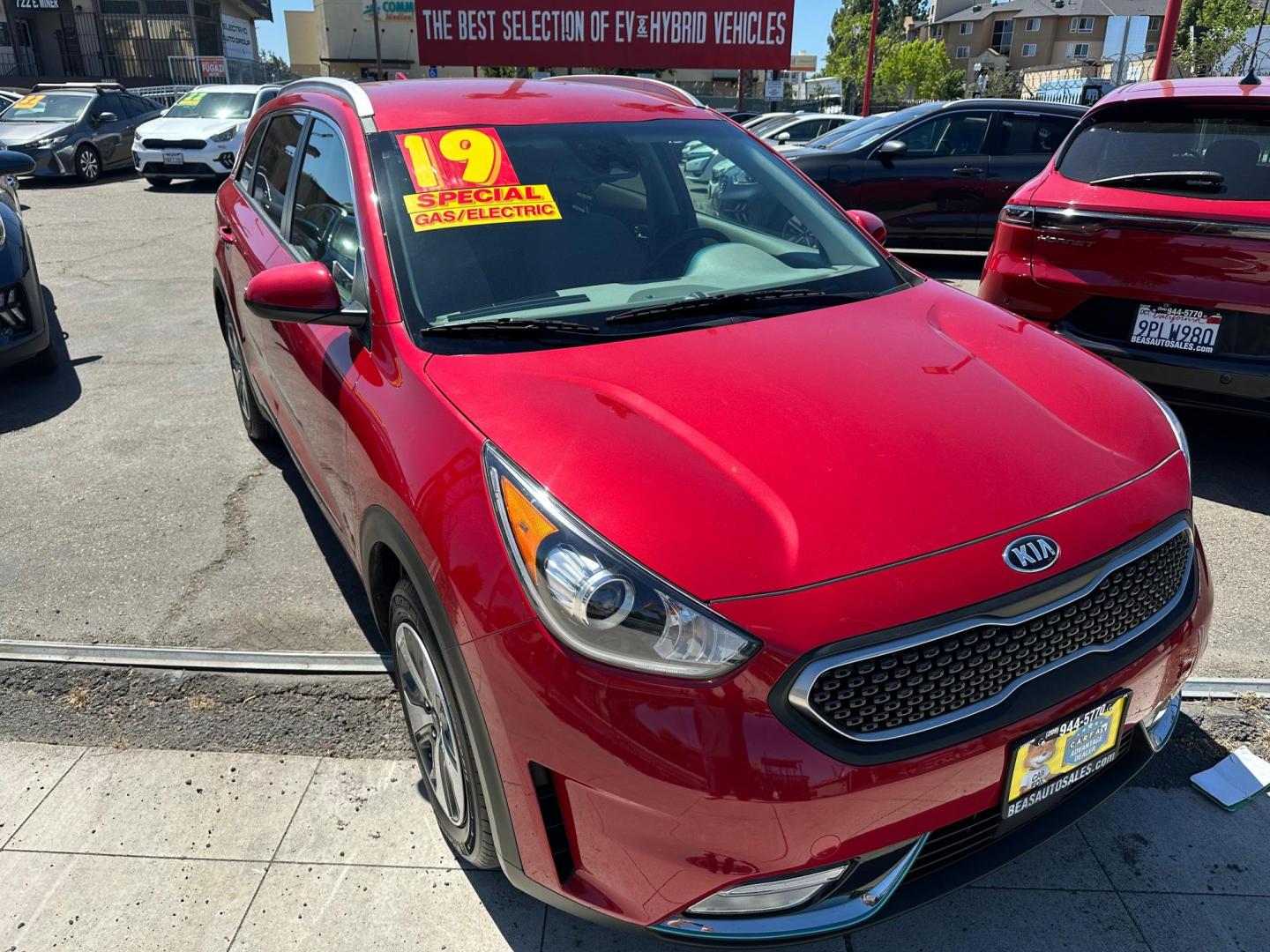 2019 Kia Niro Plug In Hybrid LX (KNDCM3LD1K5) , 6A transmission, located at 744 E Miner Ave, Stockton, CA, 95202, (209) 944-5770, 37.956863, -121.282082- Photo#1