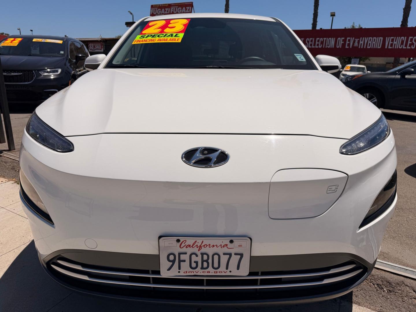 2023 Hyundai Kona EV SEL (KM8K23AG4PU) with an ELECTRIC engine, 1A transmission, located at 744 E Miner Ave, Stockton, CA, 95202, (209) 944-5770, 37.956863, -121.282082 - Photo#2