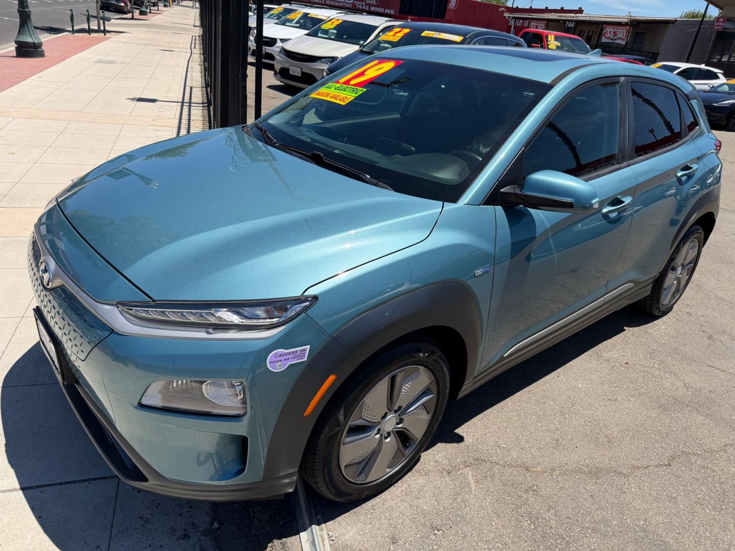 2019 Hyundai Kona Limited (KM8K33AG9KU) with an 1.6L L4 DOHC 16V TURBO engine, 7A transmission, located at 744 E Miner Ave, Stockton, CA, 95202, (209) 944-5770, 37.956863, -121.282082 - Photo#4