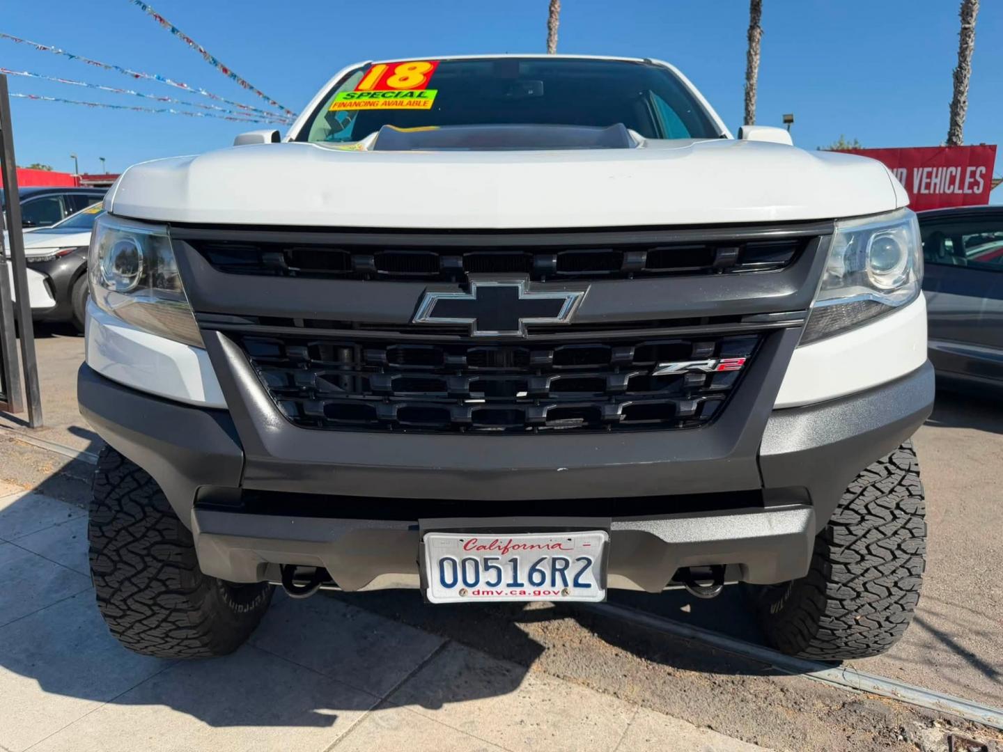 2018 Chevrolet Colorado ZR2 Ext. Cab 4WD (1GCRTEEN8J1) with an 3.6L V6 DOHC 24V GAS engine, 6A transmission, located at 744 E Miner Ave, Stockton, CA, 95202, (209) 944-5770, 37.956863, -121.282082- Photo#2
