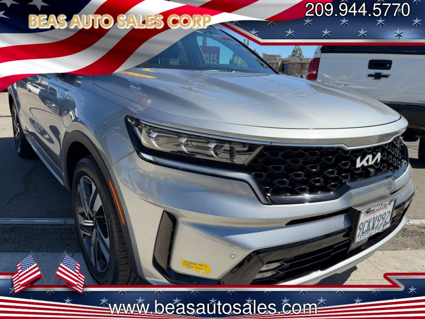 2022 Kia Sorento Plug In Hybrid SX Prestige (KNDRMDLH6N5) with an 1.6L L4 DOHC 16V HYBRID engine, 6A transmission, located at 744 E Miner Ave, Stockton, CA, 95202, (209) 944-5770, 37.956863, -121.282082- Photo#0