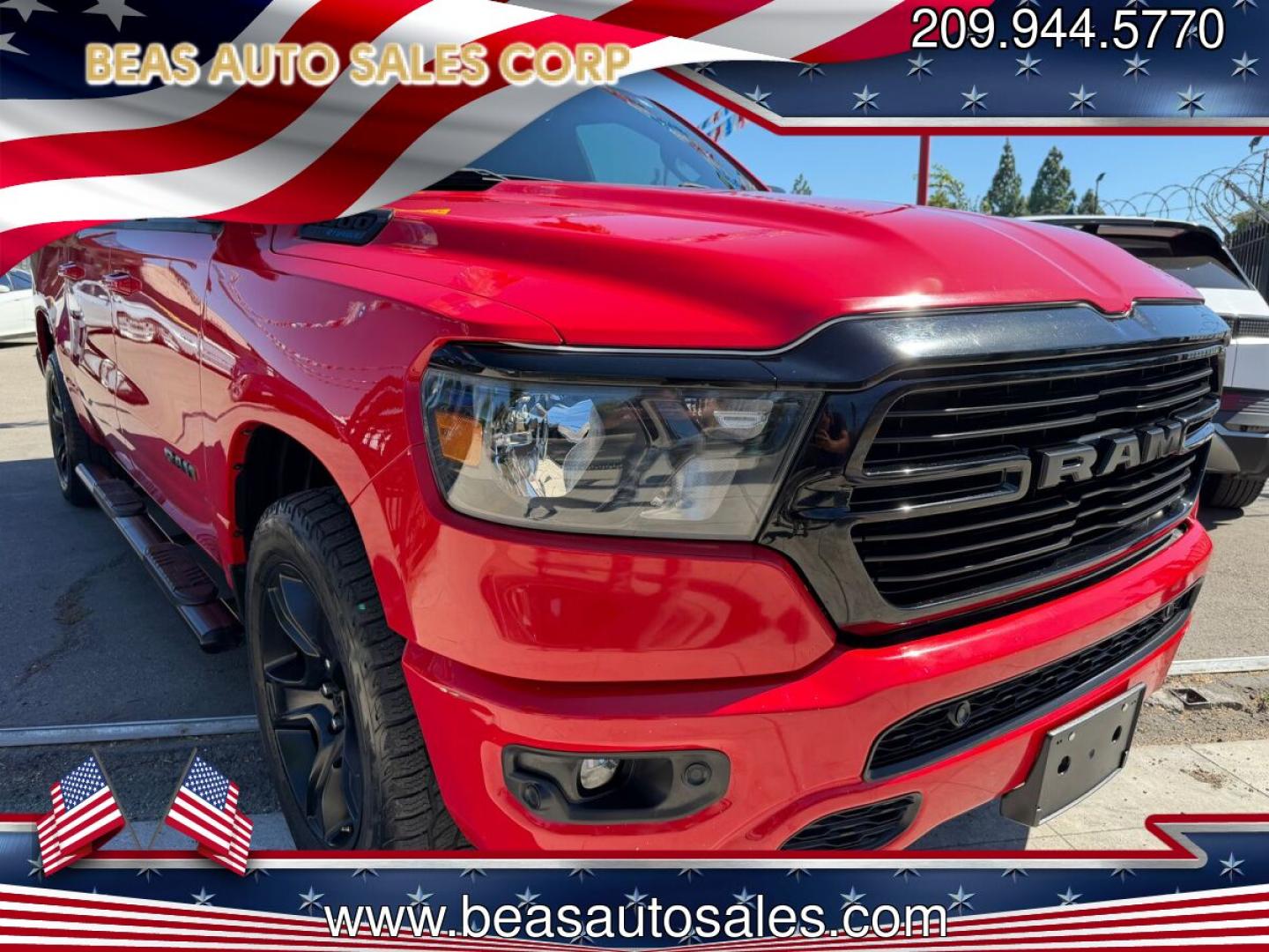 2021 RAM 1500 Big Horn Crew Cab SWB 2WD (1C6RREFT8MN) with an 5.7L V8 OHV 16V engine, 8A transmission, located at 744 E Miner Ave, Stockton, CA, 95202, (209) 944-5770, 37.956863, -121.282082- Photo#0