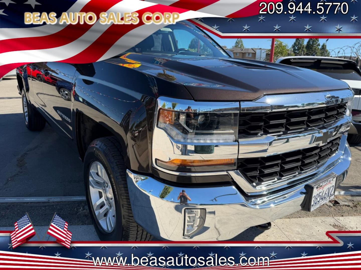 2019 Chevrolet Silverado 1500 Double Cab 4WD (2GCVKPEC7K1) with an 5.3L V8 OHV 16V engine, 6A transmission, located at 744 E Miner Ave, Stockton, CA, 95202, (209) 944-5770, 37.956863, -121.282082- Photo#0