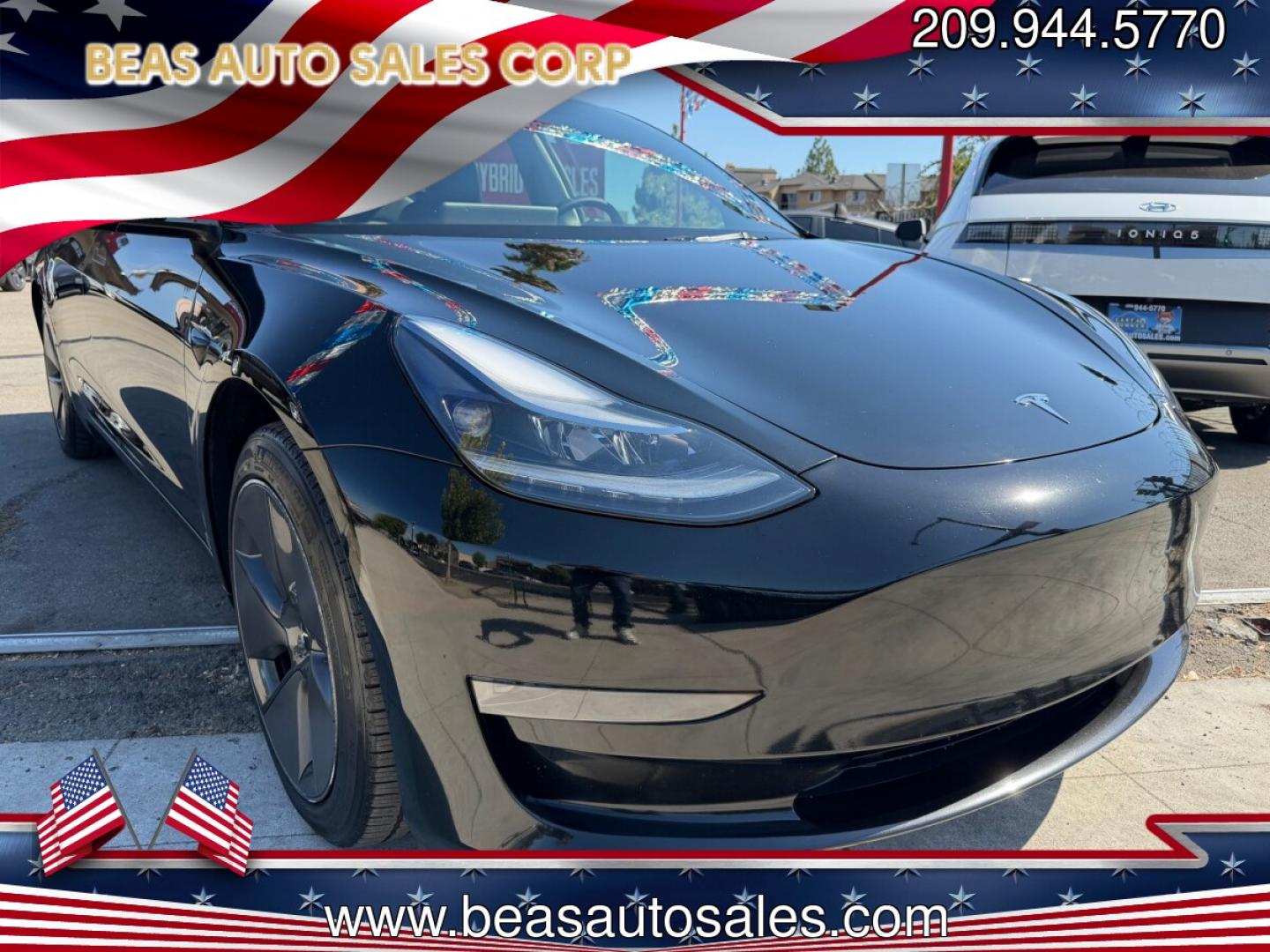 2023 Tesla Model 3 Standard (5YJ3E1EA5PF) with an ELECTRIC engine, 1A transmission, located at 744 E Miner Ave, Stockton, CA, 95202, (209) 944-5770, 37.956863, -121.282082- Photo#0