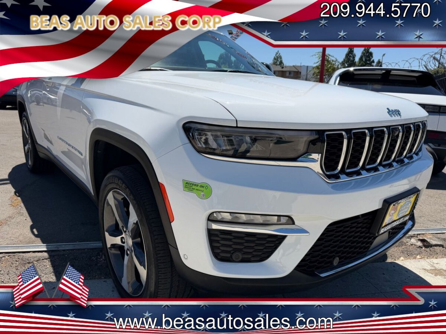 2023 Jeep Grand Cherokee 4xe SPORT (1C4RJYB63P8) with an 2.0L L4 DOHC 16V HYBRID engine, 8A transmission, located at 744 E Miner Ave, Stockton, CA, 95202, (209) 944-5770, 37.956863, -121.282082- Photo#0