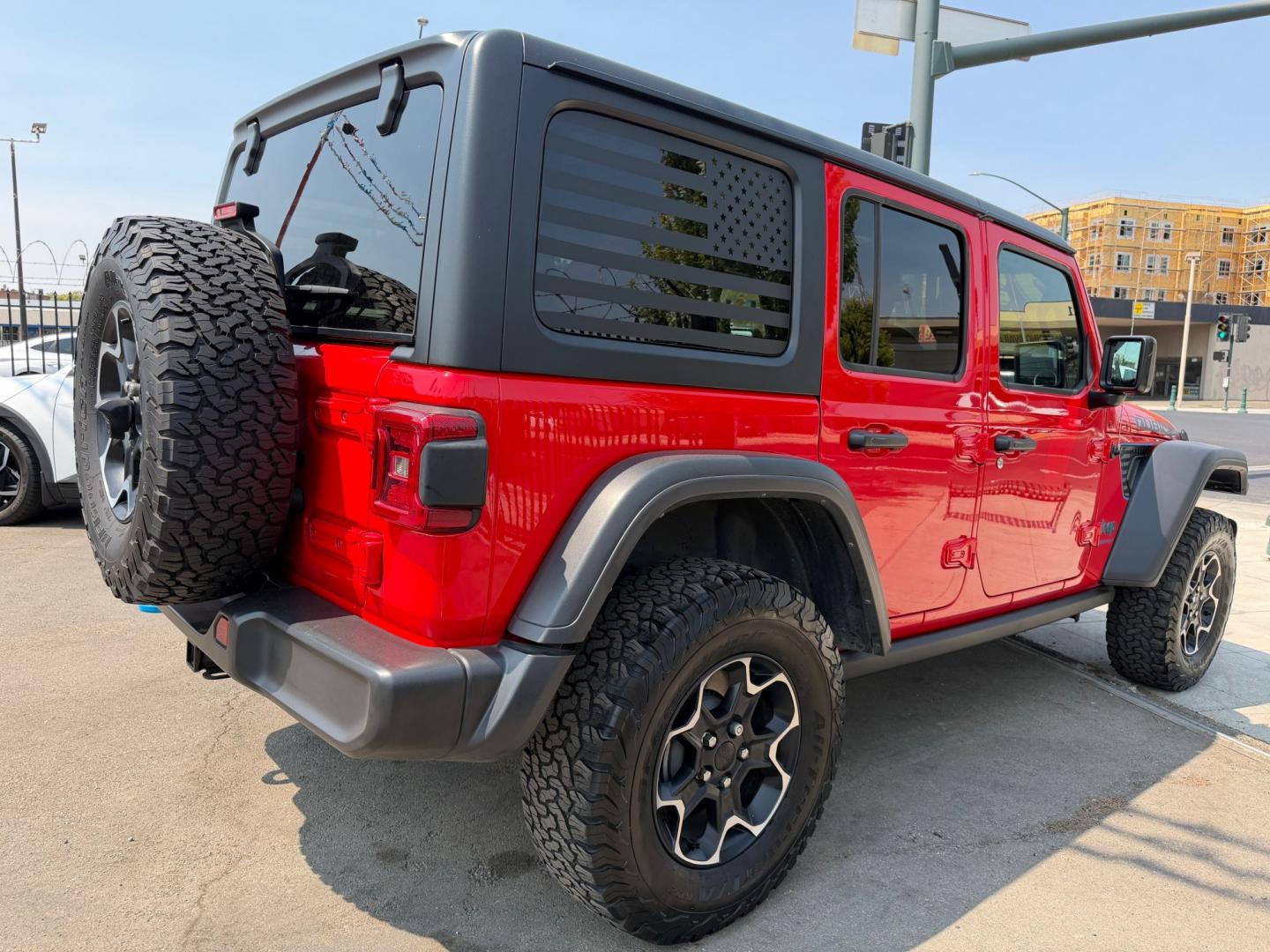 2023 Jeep Wrangler Rubicon 4XE (1C4JJXR68PW) with an 2.0L L4 DOHC 16V HYBRID engine, 8A transmission, located at 744 E Miner Ave, Stockton, CA, 95202, (209) 944-5770, 37.956863, -121.282082- Photo#7