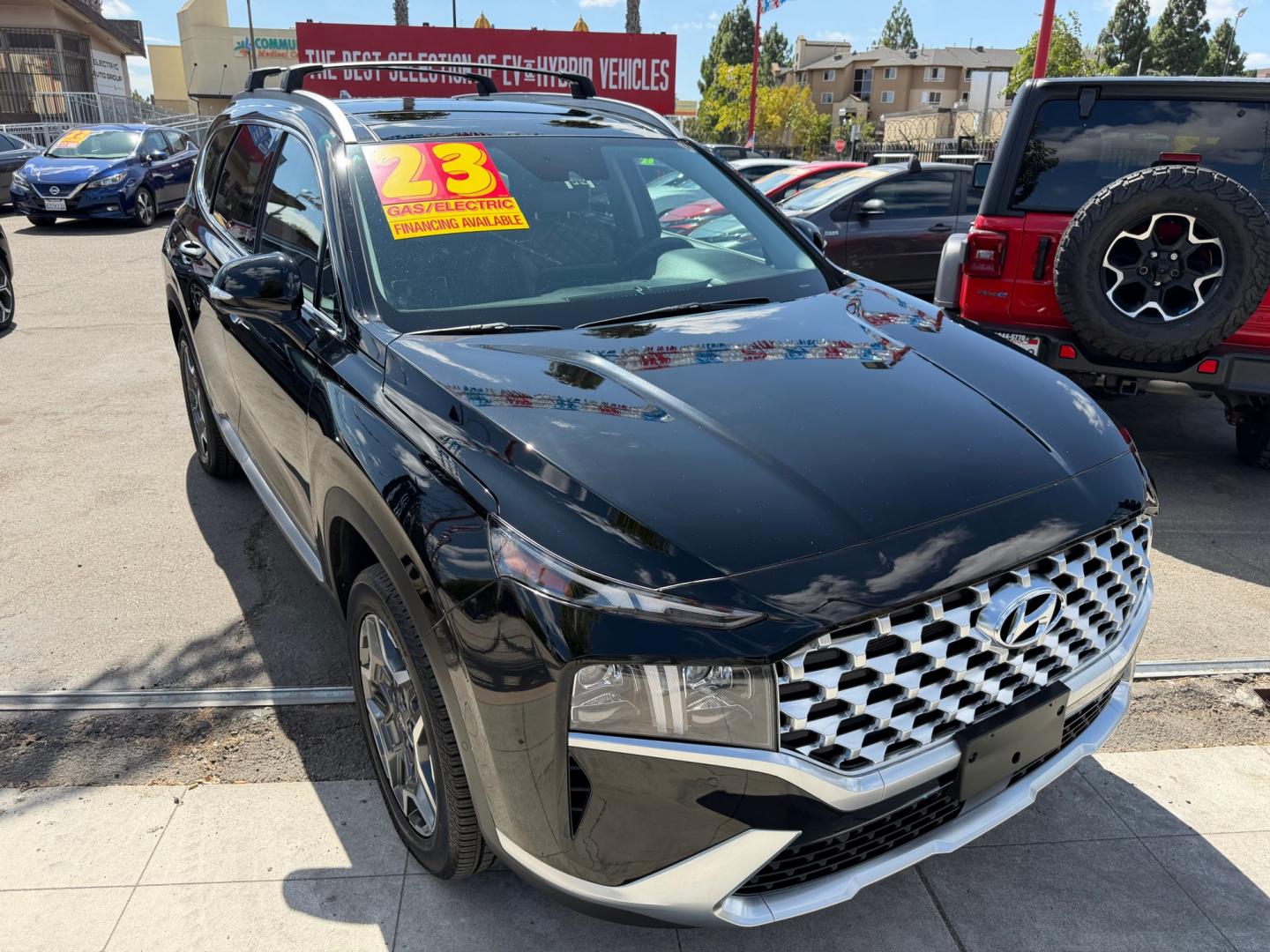 2023 Hyundai Santa Fe Plug-In Hybrid Limited (KM8S7DA20PU) with an 1.6L L4 DOHC 16V HYBRID engine, 6A transmission, located at 744 E Miner Ave, Stockton, CA, 95202, (209) 944-5770, 37.956863, -121.282082- Photo#1