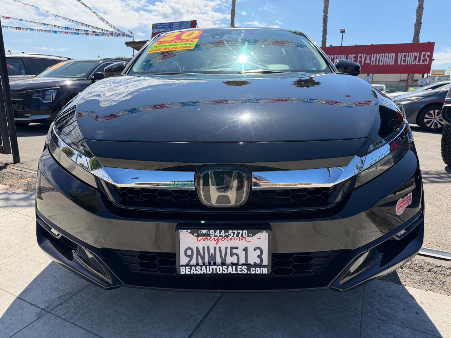 2020 Honda Clarity Touring Plug-In Hybrid (JHMZC5F34LC) with an 1.5L L4 DOHC 16V HYBRID engine, CVT transmission, located at 744 E Miner Ave, Stockton, CA, 95202, (209) 944-5770, 37.956863, -121.282082- Photo#2