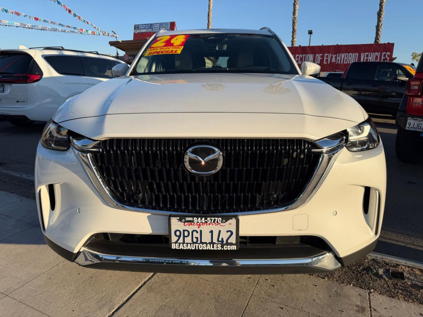2024 Mazda CX-90 Premium (JM3KKDHA7R1) with an 3.3L V6 DOHC 24V HYBRID engine, 8A transmission, located at 744 E Miner Ave, Stockton, CA, 95202, (209) 944-5770, 37.956863, -121.282082- Photo#2