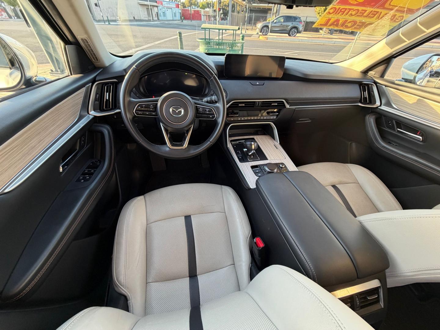 2024 Mazda CX-90 Premium (JM3KKDHA7R1) with an 3.3L V6 DOHC 24V HYBRID engine, 8A transmission, located at 744 E Miner Ave, Stockton, CA, 95202, (209) 944-5770, 37.956863, -121.282082- Photo#8