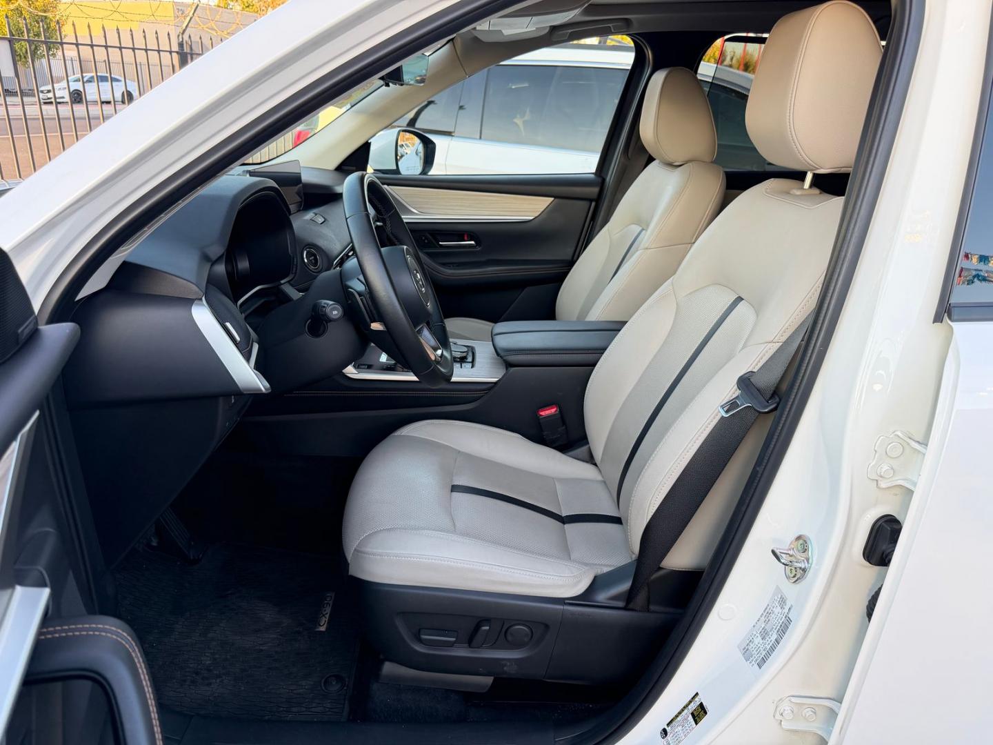 2024 Mazda CX-90 Premium (JM3KKDHA7R1) with an 3.3L V6 DOHC 24V HYBRID engine, 8A transmission, located at 744 E Miner Ave, Stockton, CA, 95202, (209) 944-5770, 37.956863, -121.282082- Photo#9