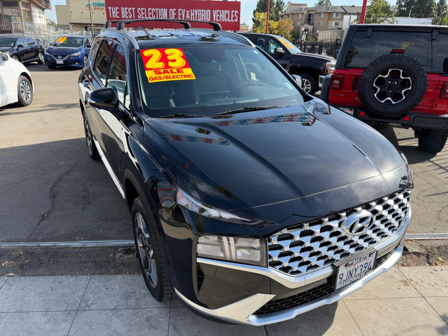 2023 Hyundai Santa Fe Plug-In Hybrid SEL Convenience (KM8S6DA22PU) with an 1.6L L4 DOHC 16V HYBRID engine, 6A transmission, located at 744 E Miner Ave, Stockton, CA, 95202, (209) 944-5770, 37.956863, -121.282082- Photo#1