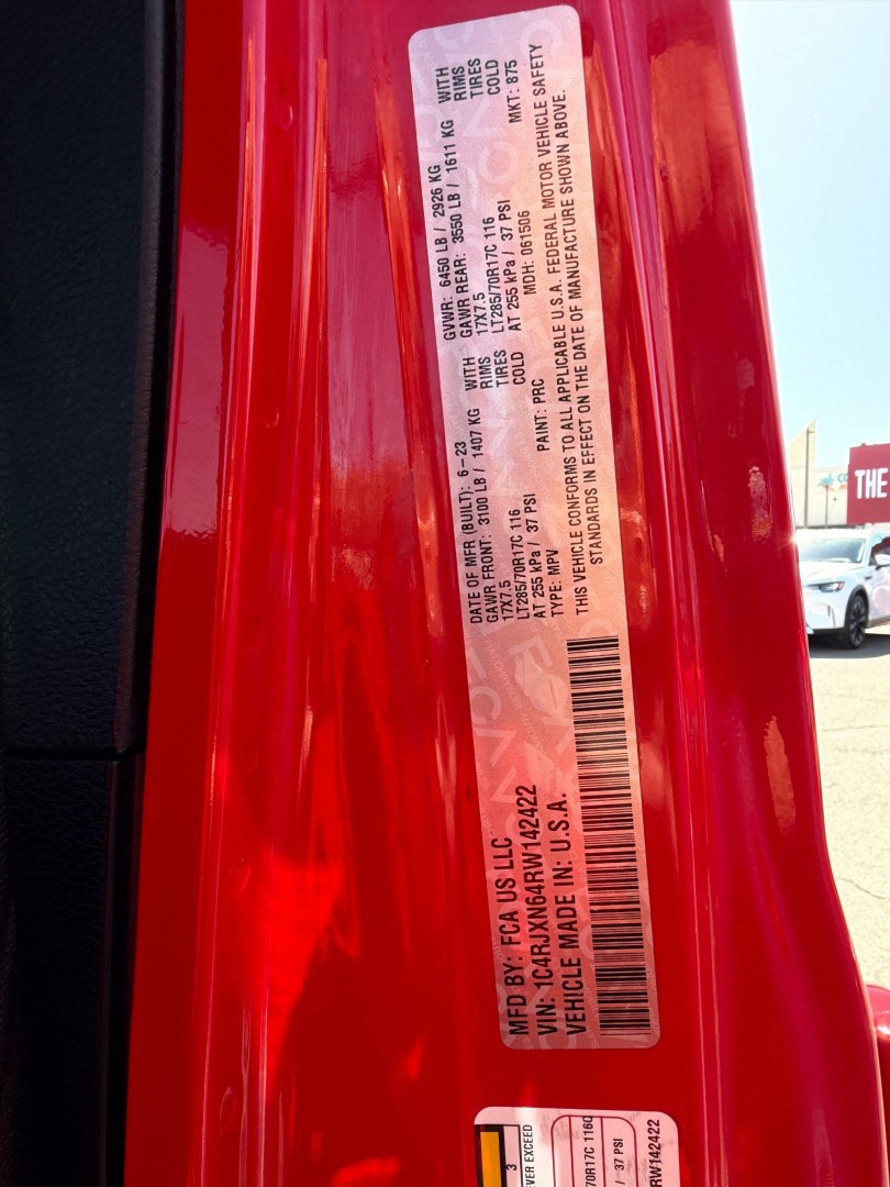 2024 Jeep Wrangler 4XE (1C4RJXN64RW) with an 2.0L L4 DOHC 16V HYBRID engine, 8A transmission, located at 744 E Miner Ave, Stockton, CA, 95202, (209) 944-5770, 37.956863, -121.282082- Photo#14
