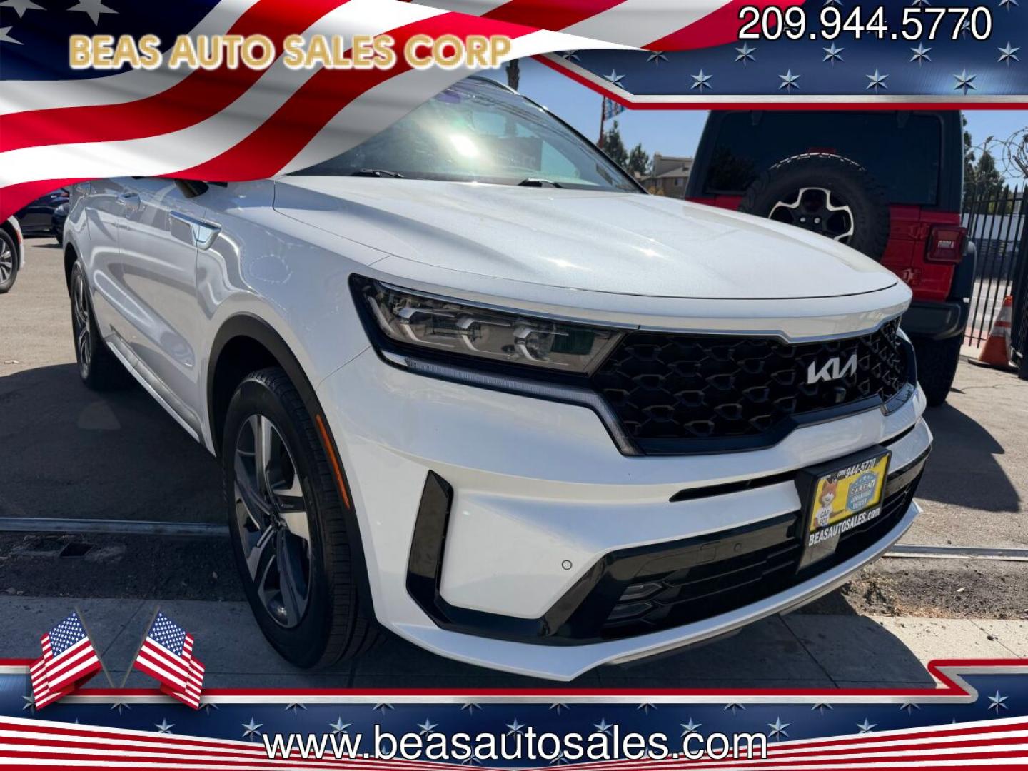 2022 Kia Sorento Plug In Hybrid SX Prestige (KNDRMDLH1N5) with an 1.6L L4 DOHC 16V HYBRID engine, 6A transmission, located at 744 E Miner Ave, Stockton, CA, 95202, (209) 944-5770, 37.956863, -121.282082- Photo#0