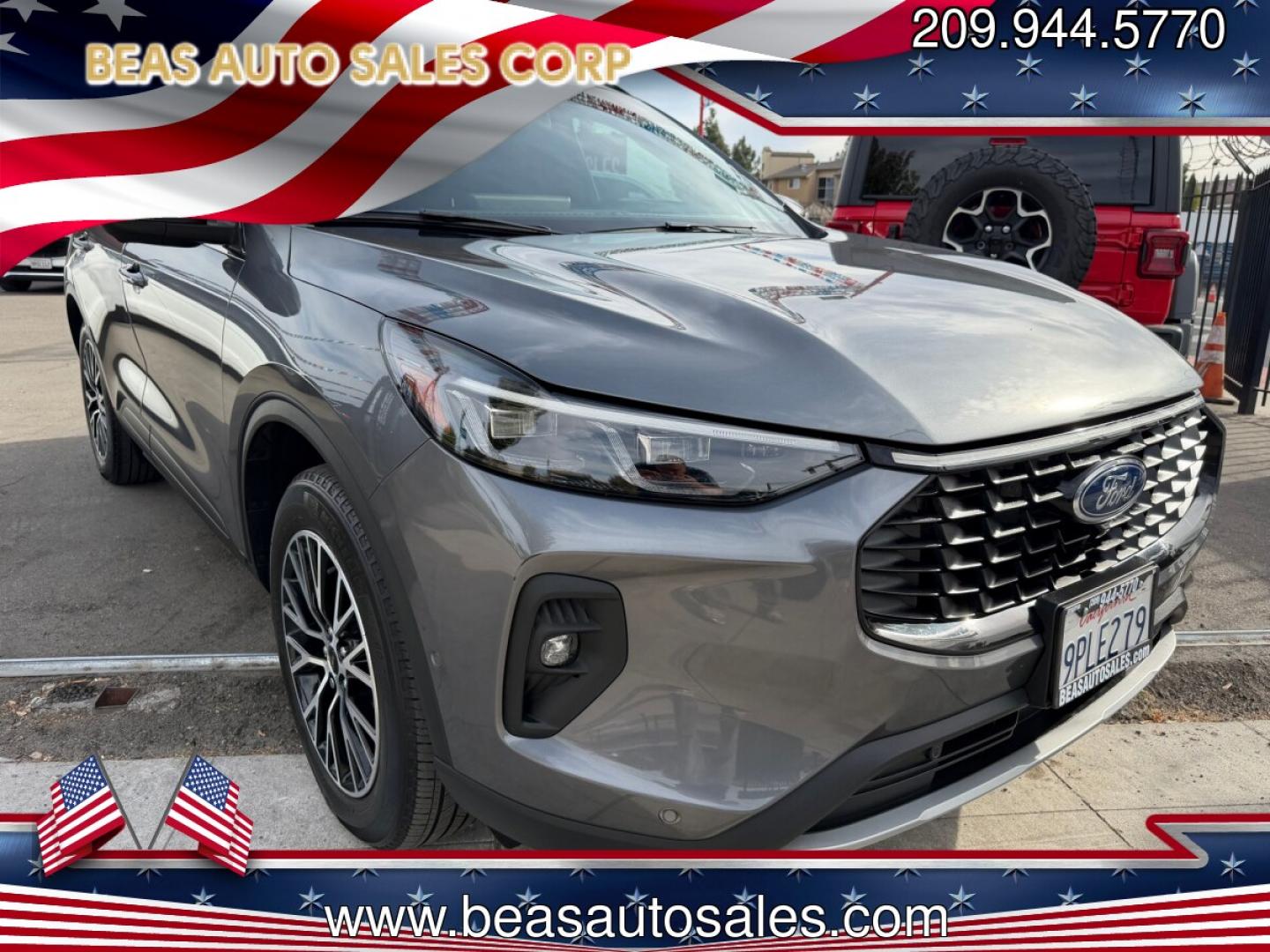 2023 Ford Escape Plug-in Hybrid Base (1FMCU0E12PU) with an 2.5L L4 DOHC 16V HYBRID engine, 6A transmission, located at 744 E Miner Ave, Stockton, CA, 95202, (209) 944-5770, 37.956863, -121.282082- Photo#0