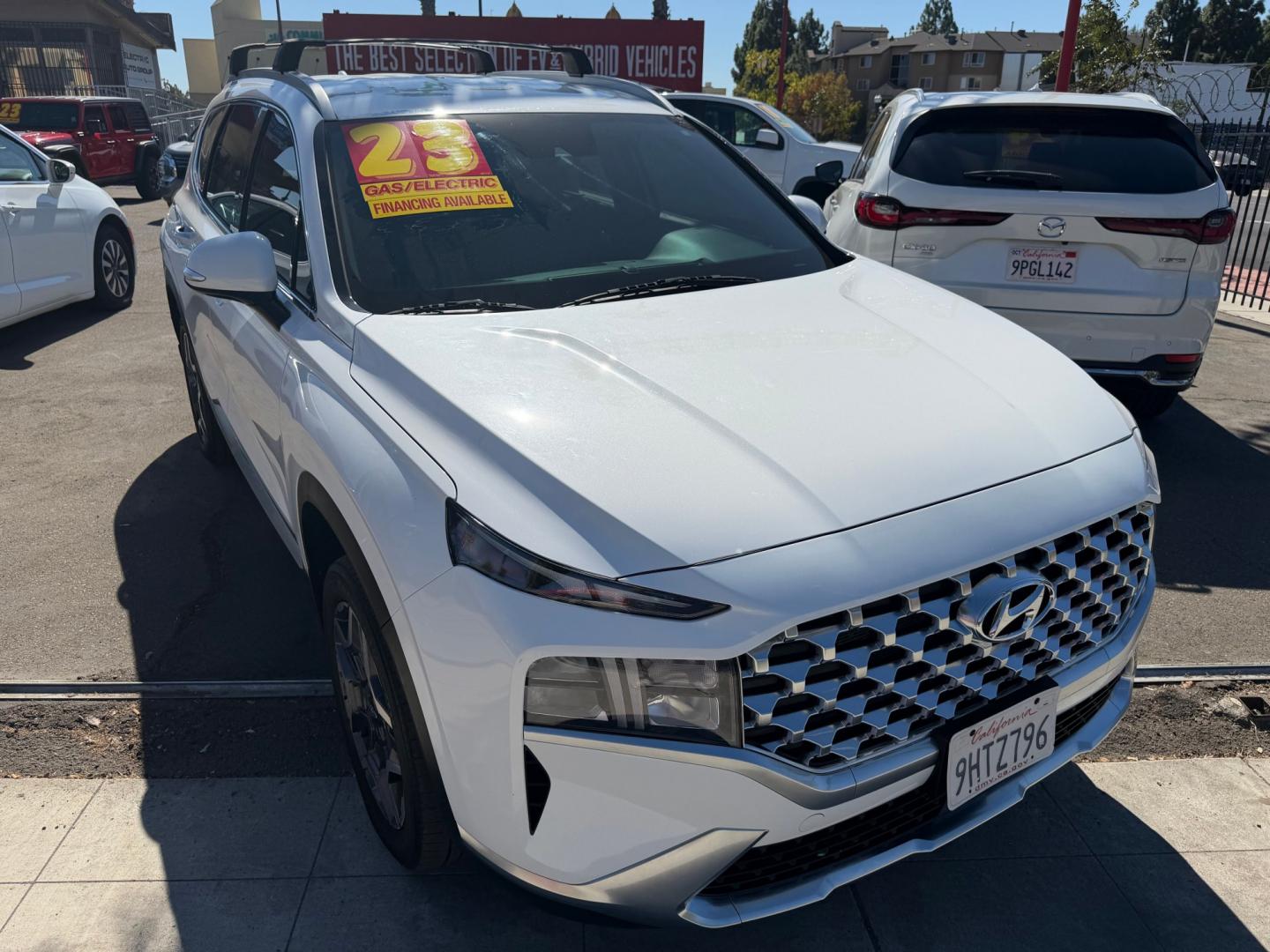 2023 Hyundai Santa Fe Plug-In Hybrid SEL Convenience (KM8S6DA2XPU) with an 1.6L L4 DOHC 16V HYBRID engine, 6A transmission, located at 744 E Miner Ave, Stockton, CA, 95202, (209) 944-5770, 37.956863, -121.282082- Photo#1