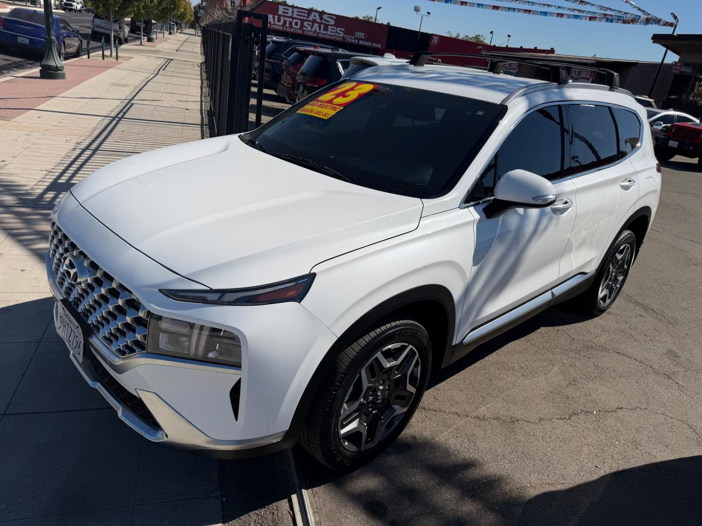 2023 Hyundai Santa Fe Plug-In Hybrid SEL Convenience (KM8S6DA2XPU) with an 1.6L L4 DOHC 16V HYBRID engine, 6A transmission, located at 744 E Miner Ave, Stockton, CA, 95202, (209) 944-5770, 37.956863, -121.282082- Photo#3