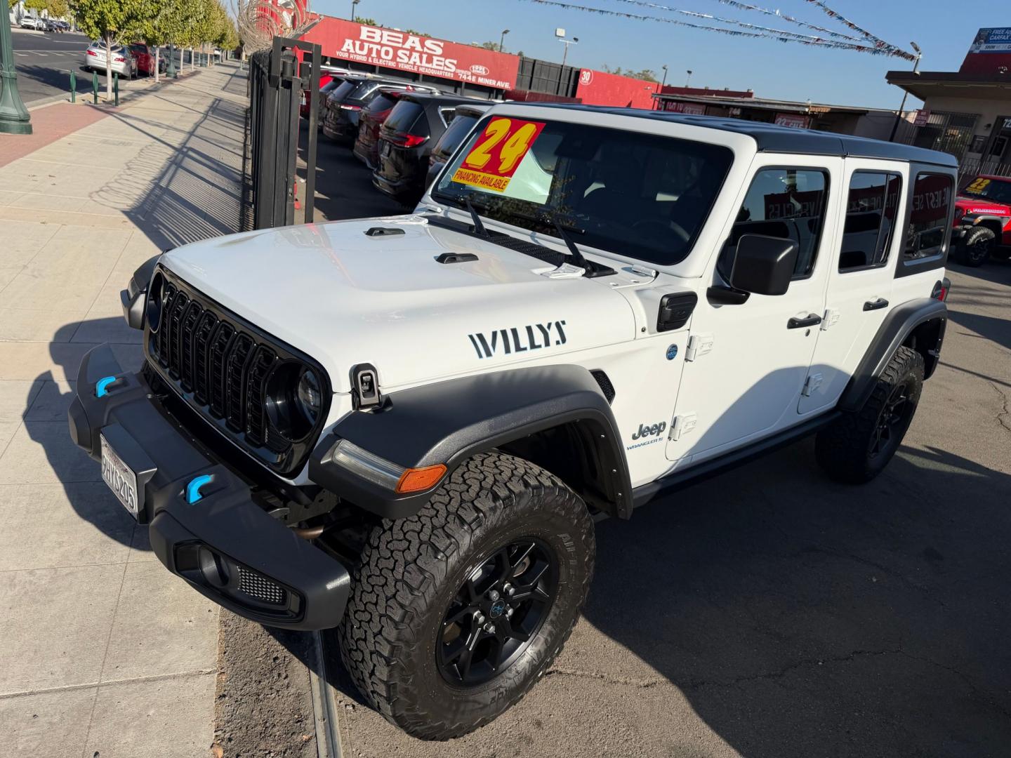 2024 Jeep Wrangler 4XE (1C4RJXN64RW) with an 2.0L L4 DOHC 16V HYBRID engine, 8A transmission, located at 744 E Miner Ave, Stockton, CA, 95202, (209) 944-5770, 37.956863, -121.282082- Photo#4