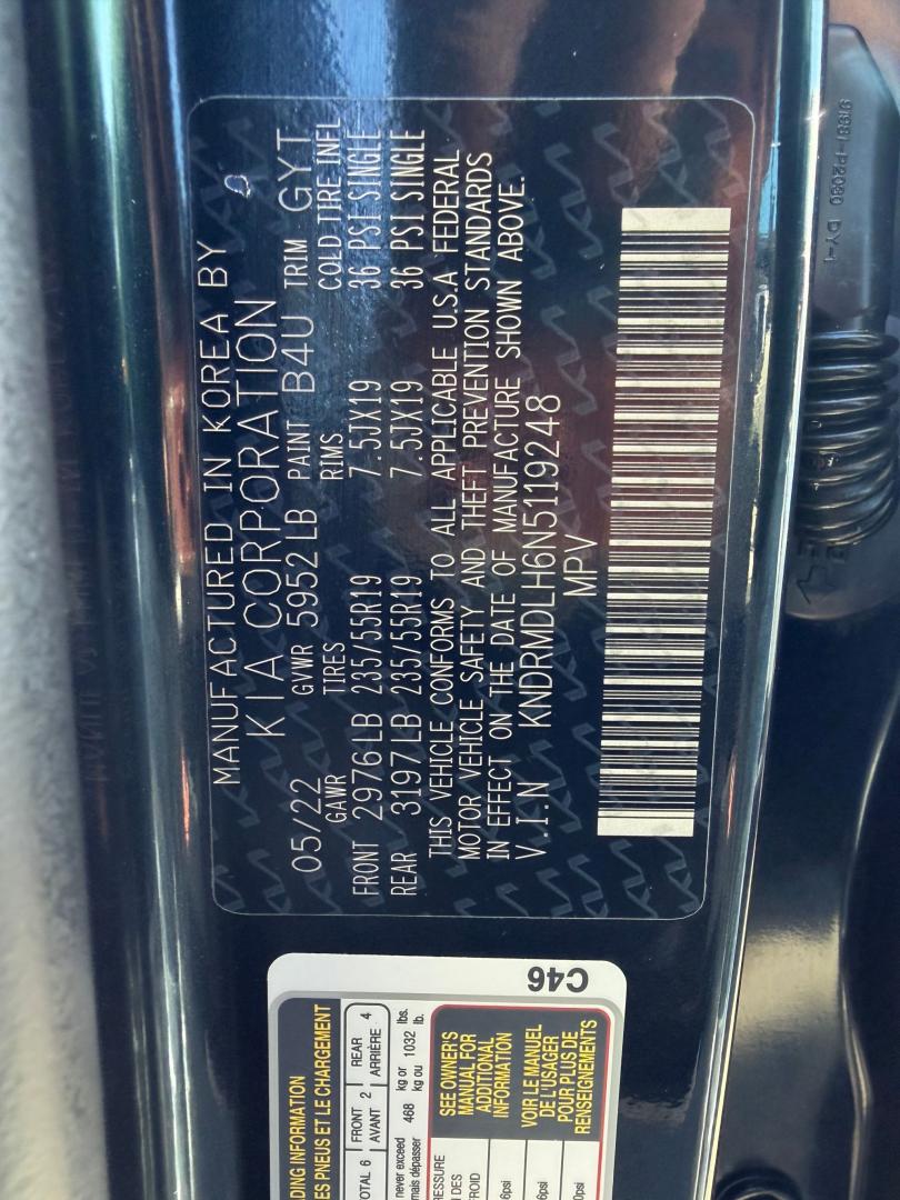 2022 Kia Sorento Plug In Hybrid SX Prestige (KNDRMDLH6N5) with an 1.6L L4 DOHC 16V HYBRID engine, 6A transmission, located at 744 E Miner Ave, Stockton, CA, 95202, (209) 944-5770, 37.956863, -121.282082- Photo#14