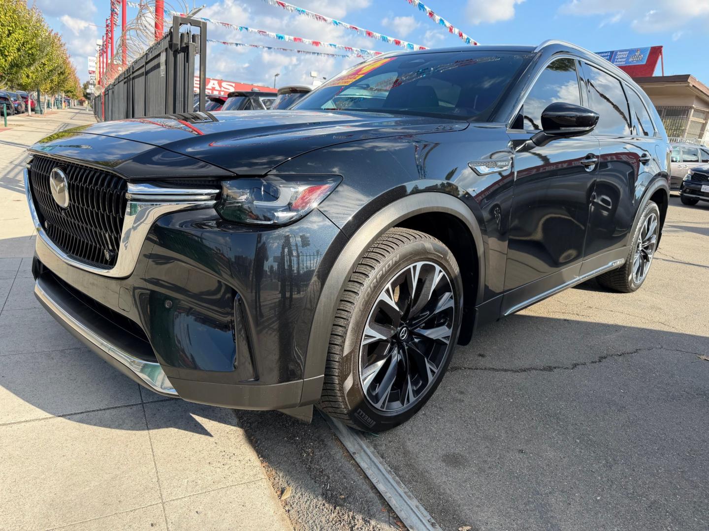 2024 Mazda CX-90 Premium Plus (JM3KKEHA6R1) with an 3.3L V6 DOHC 24V HYBRID engine, 8A transmission, located at 744 E Miner Ave, Stockton, CA, 95202, (209) 944-5770, 37.956863, -121.282082- Photo#3