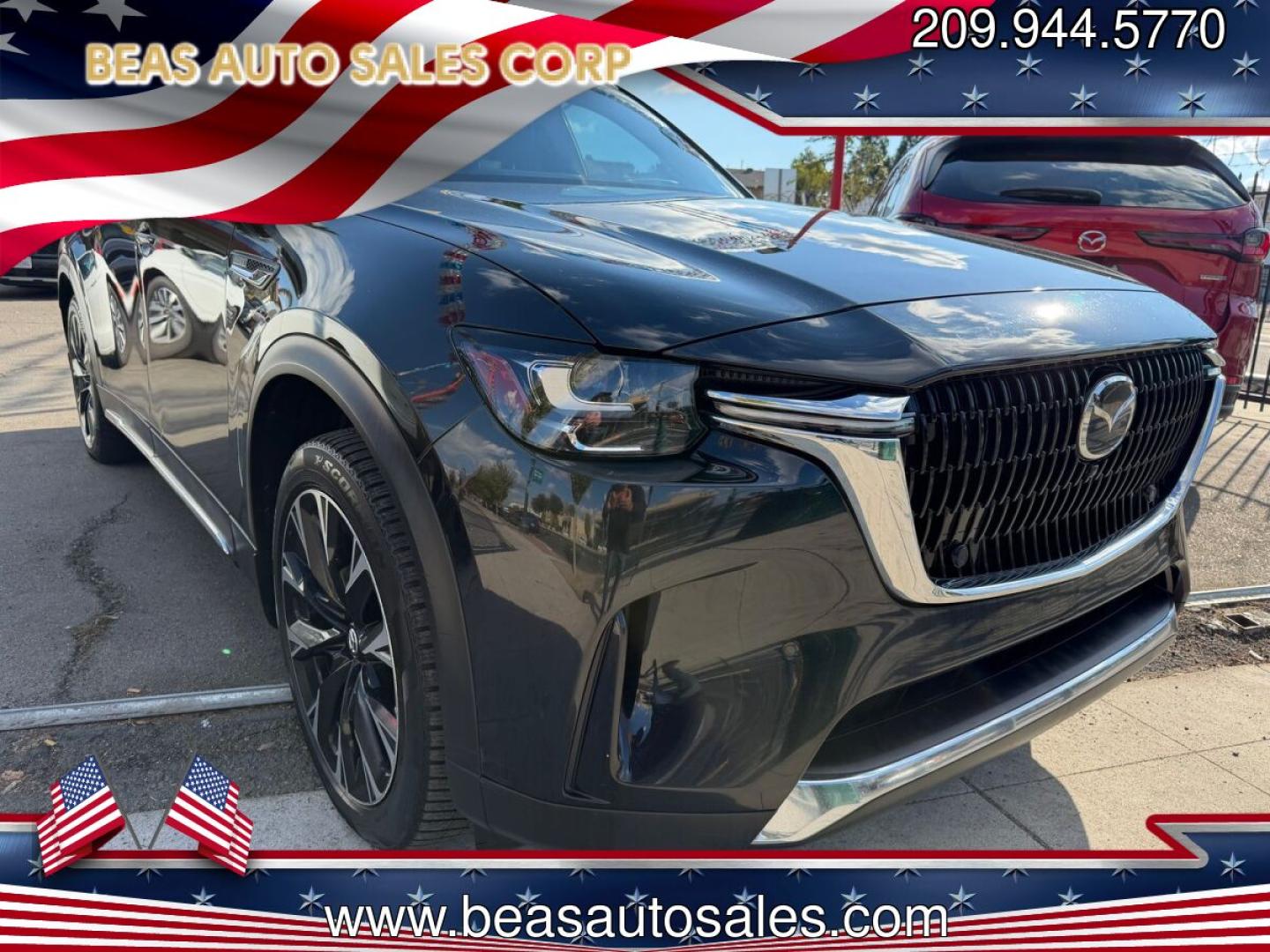 2024 Mazda CX-90 Premium Plus (JM3KKEHA6R1) with an 3.3L V6 DOHC 24V HYBRID engine, 8A transmission, located at 744 E Miner Ave, Stockton, CA, 95202, (209) 944-5770, 37.956863, -121.282082- Photo#0