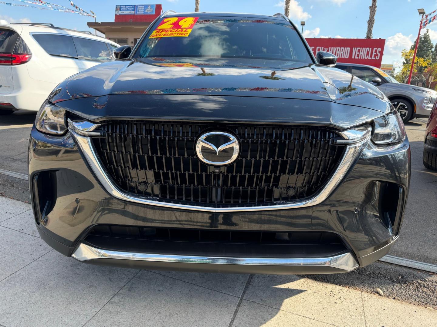 2024 Mazda CX-90 Premium Plus (JM3KKEHA6R1) with an 3.3L V6 DOHC 24V HYBRID engine, 8A transmission, located at 744 E Miner Ave, Stockton, CA, 95202, (209) 944-5770, 37.956863, -121.282082- Photo#2